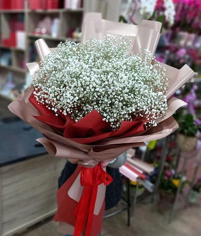 Букет цветов из: Гипсофила в Семикаракорске