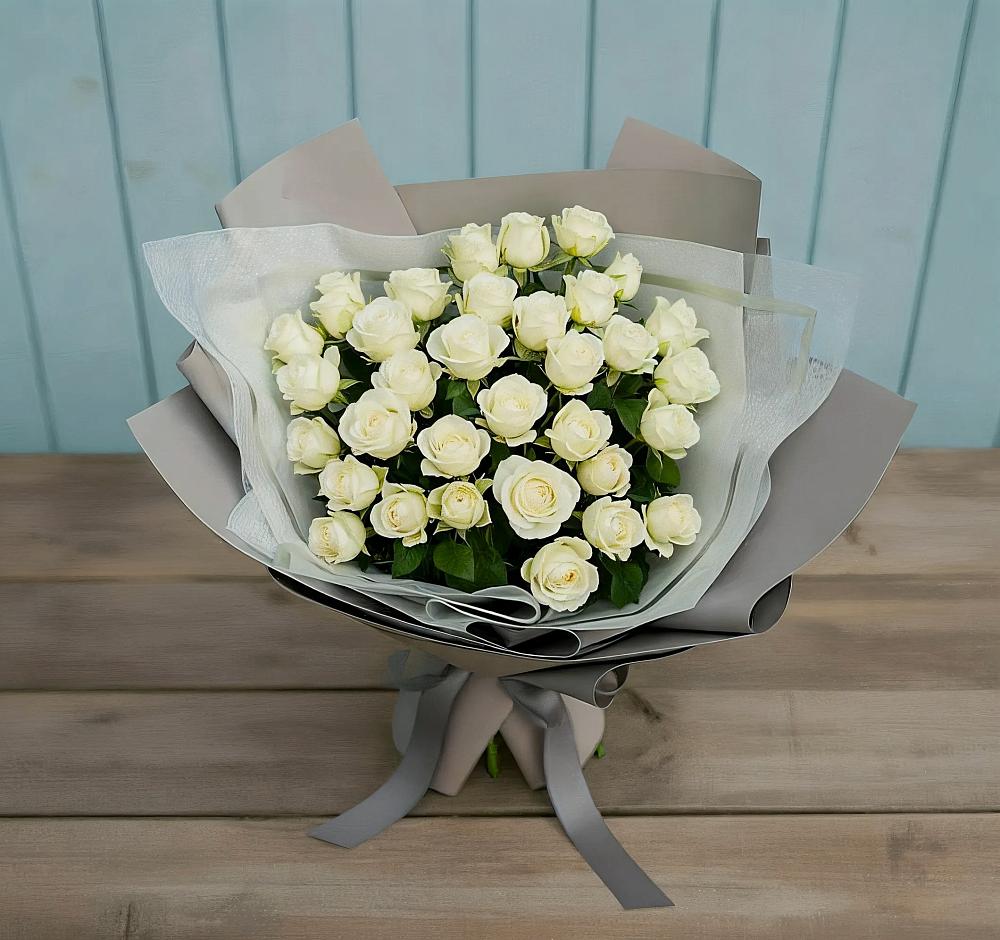 Букет Белоснежная нежность в Семикаракорске