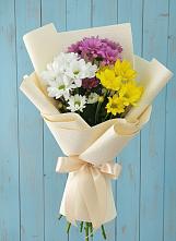 Букет цветов из:  Хризантемы в Семикаракорске