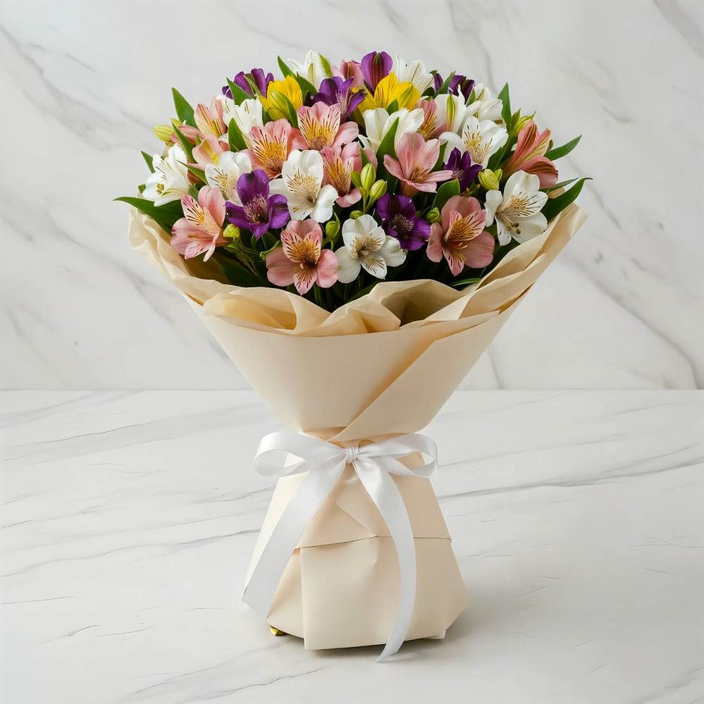 Букет цветов из: Альстромерии в Семикаракорске