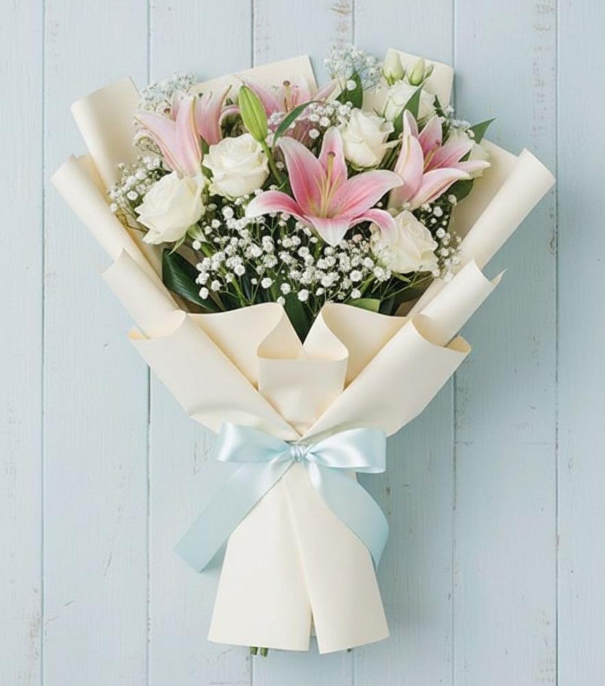 Букет цветов из: Лилии в Семикаракорске