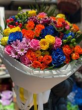 Букет цветов из:  Розы и Хризантемы #REPLACE_PRED# Семикаракорске