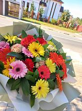 Букет цветов из:  Герберы #REPLACE_PRED# Семикаракорске