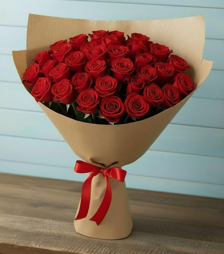 Букет Красные розы Милано в Семикаракорске