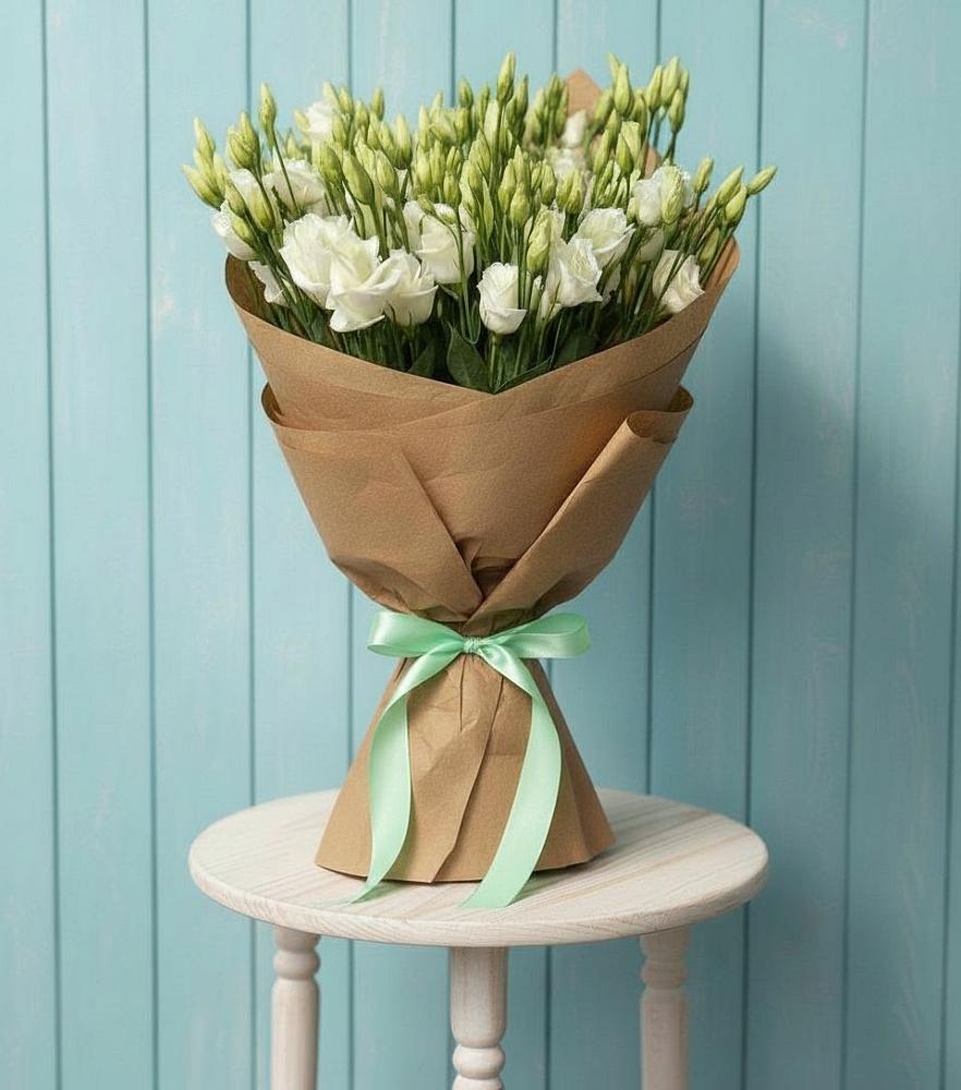 Букет цветов из: Лизиантусы в Семикаракорске