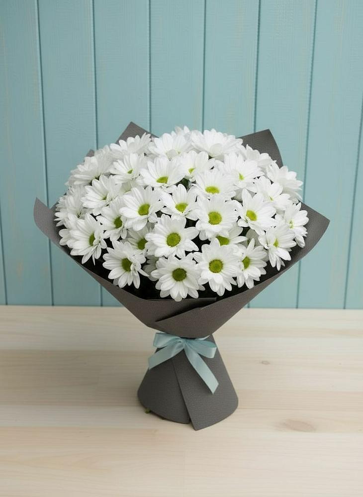 Букет цветов из: Хризантемы в Семикаракорске