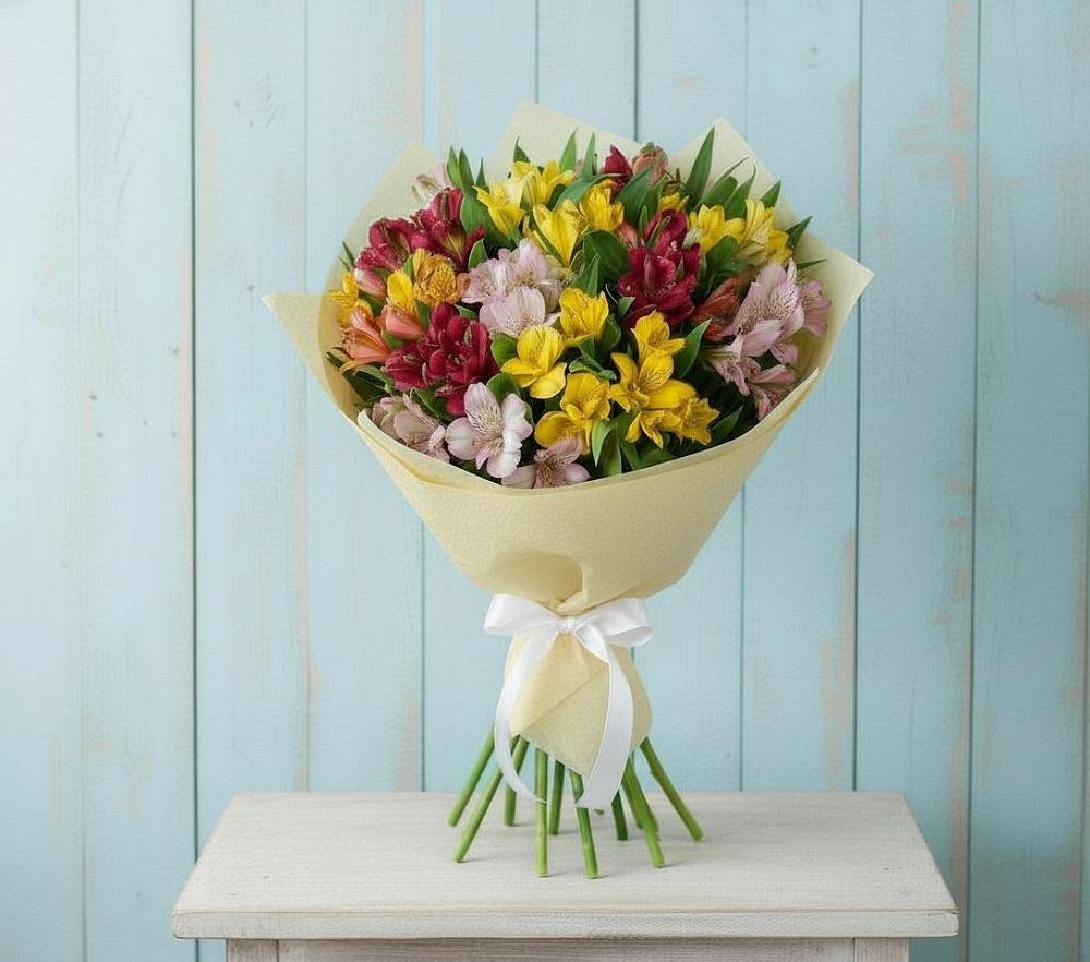 Букет цветов из: Альстромерии в Семикаракорске